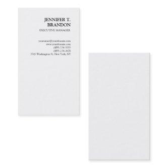 Minimalist Plain Modern Professional White