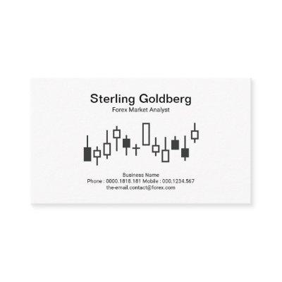 Minimalist Plain Stock Exchange Graph Forex Dealer