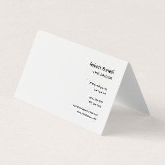 Minimalist Plain White Modern