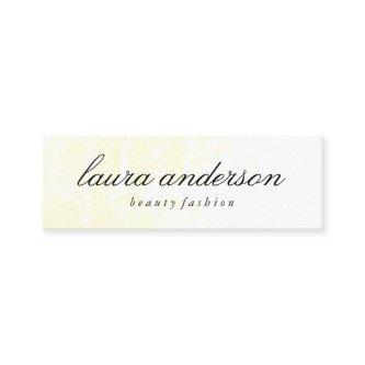 Minimalist Plain Yellow with Cursive Text Mini