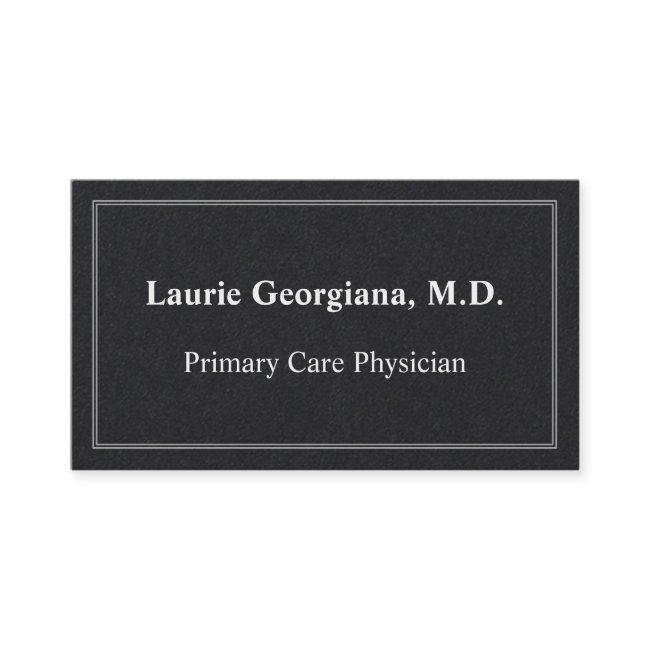 Minimalist Primary Care Physician