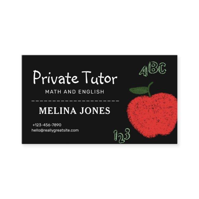 Minimalist Private Tutor and Educators Teacher