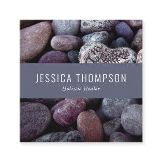 Minimalist Professional Beach Pebbles Square