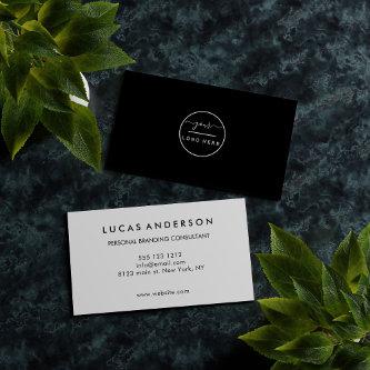 Minimalist Professional Corporate Black And Blush