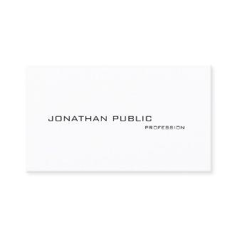 Minimalist Professional Elegant Modern Smart Plain