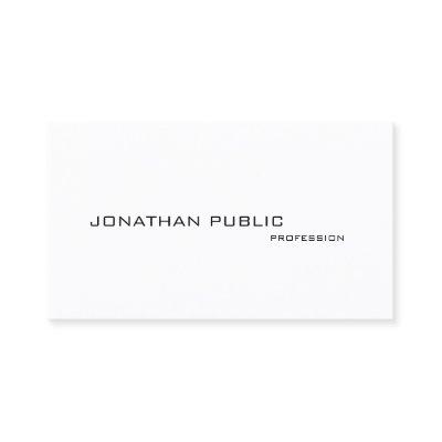 Minimalist Professional Elegant Modern Smart Plain