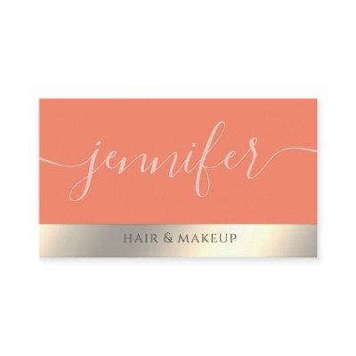 Minimalist professional  gold foil