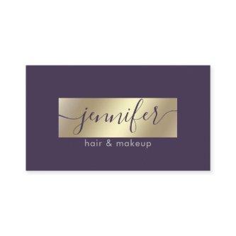 Minimalist professional  gold foil