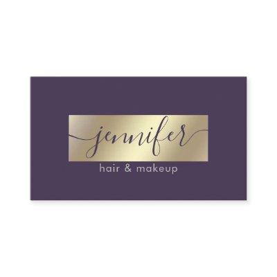 Minimalist professional  gold foil
