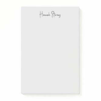 Minimalist Professional Modern Calligraphy Post-it Notes