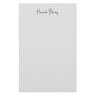 Minimalist Professional Modern Calligraphy Stationery