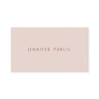 Minimalist Professional Modern Elegant Color Plain