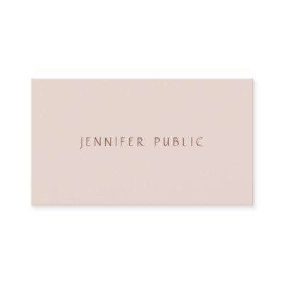 Minimalist Professional Modern Elegant Color Plain