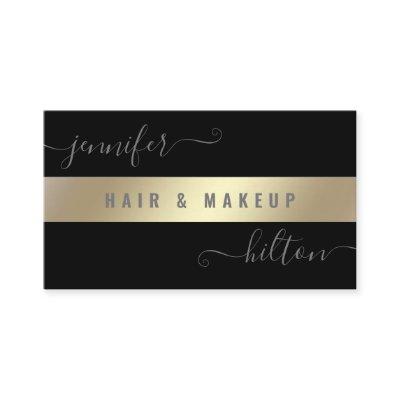 Minimalist professional modern gold foil business