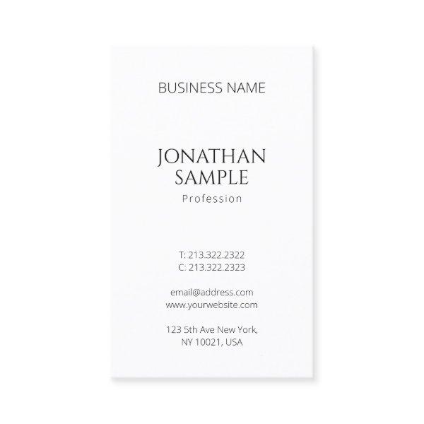 Minimalist Professional Modern Vertical Template