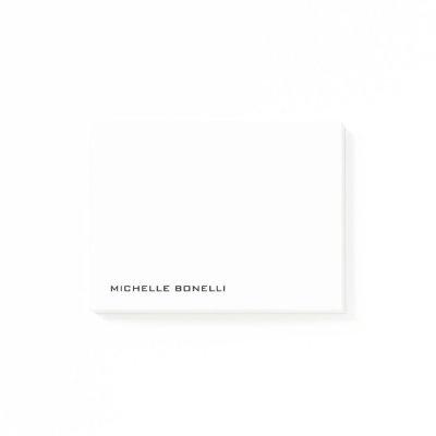 Minimalist Professional Plain Modern Post-it Notes