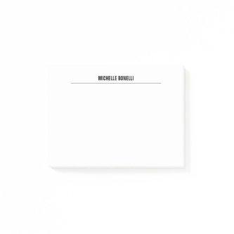 Minimalist Professional Plain Modern Post-it Notes