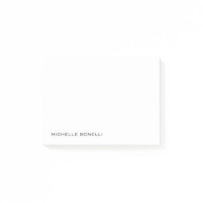 Minimalist Professional Plain Modern Post-it Notes