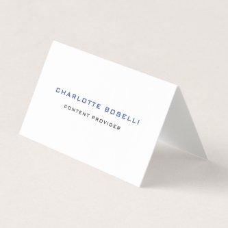 Minimalist Professional Premium Linen Two Sided