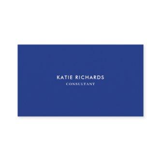 Minimalist Professional Royal Blue