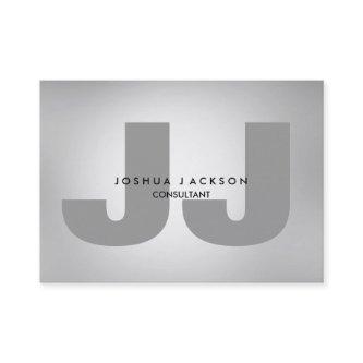 Minimalist Quality Grey Monogram Trendy Modern