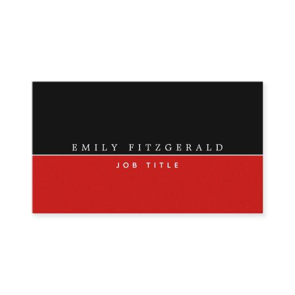 Minimalist Red & Black/White Typography