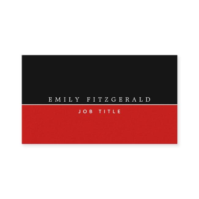 Minimalist Red & Black/White Typography