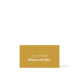 Minimalist Retro Mustard Yellow Business