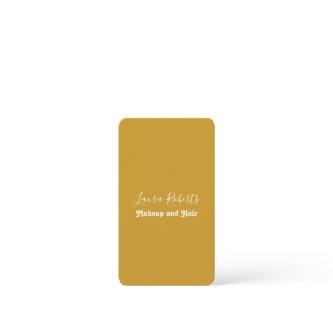 Minimalist Retro Mustard Yellow