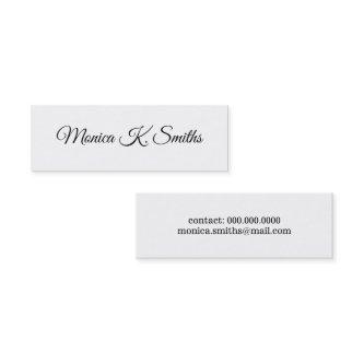 minimalist script-font-style elegant & modern mini