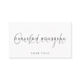 Minimalist Script Modern
