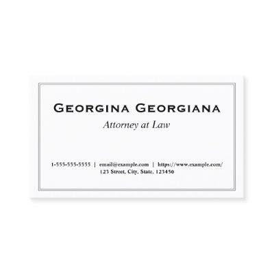 Minimalist, Simple & Elegant With Line Border