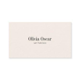 Minimalist Simple Ivory Cream Clean Custom QR Code