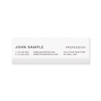 Minimalist Simple Modern Professional Elegant Grey Mini