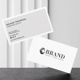 Minimalist Simple Modern Your Custom Company Logo