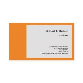 Minimalist Simple Plain Architect Grey Orange