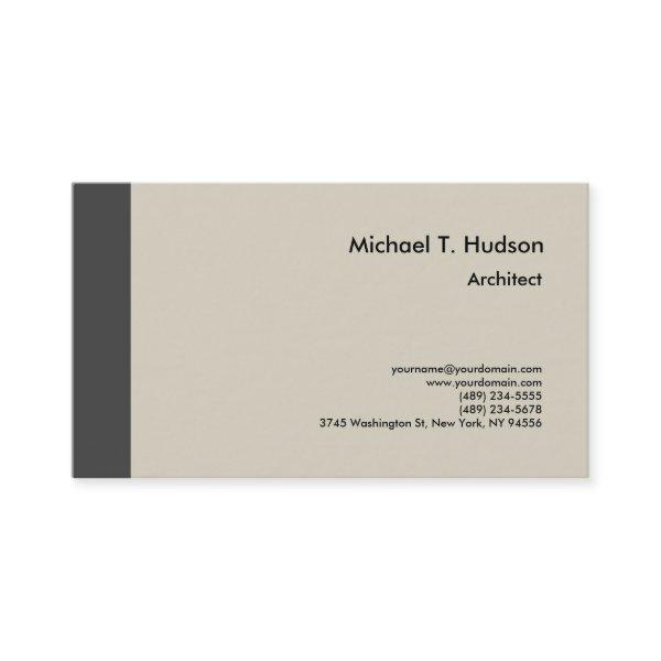 Minimalist Simple Plain Architect Modern
