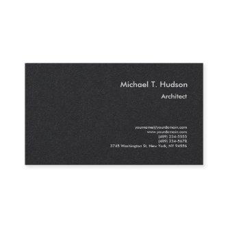 Minimalist Simple Plain Architect Premium Black