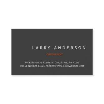 Minimalist Simple Plain Consultant