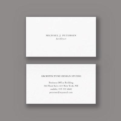 Minimalist simple plain professional template