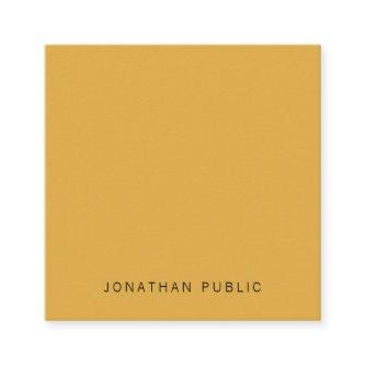 Minimalist Simple Template Yellow Brown Elegant Square