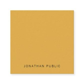 Minimalist Simple Template Yellow Brown Elegant Square