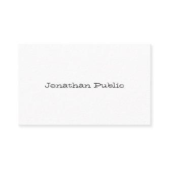 Minimalist Template Professional Modern Script
