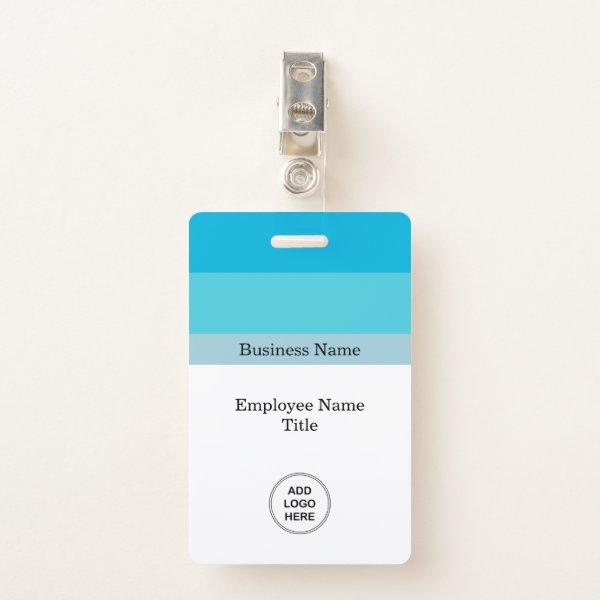 Minimalist Trendy Business Employee Name Badge