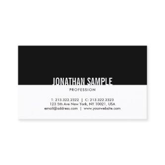 Minimalistic Black & White Simple Elegant Trendy