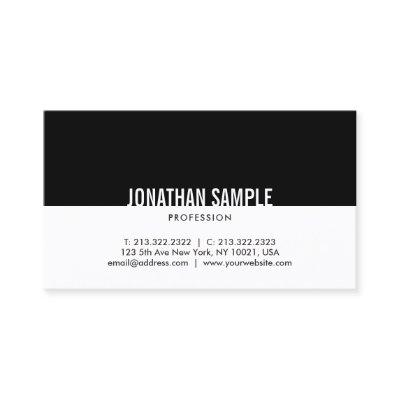 Minimalistic Black & White Simple Elegant Trendy