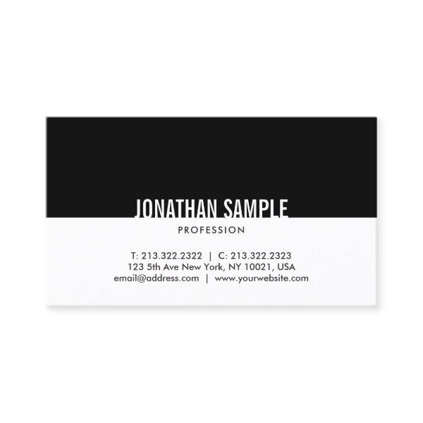 Minimalistic Black & White Simple Elegant Trendy