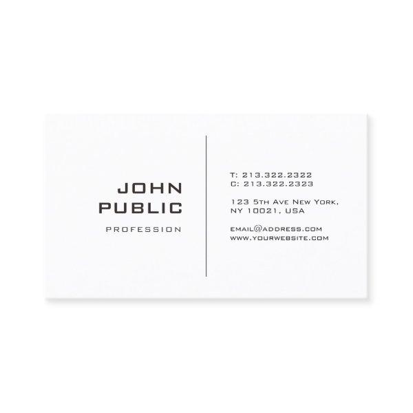 Minimalistic Creative Design Modern Sleek Plain