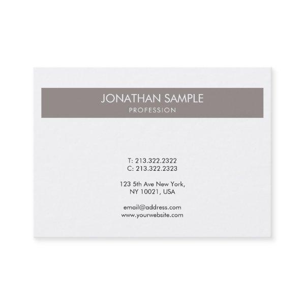 Minimalistic Elegant Design Brown White Trendy