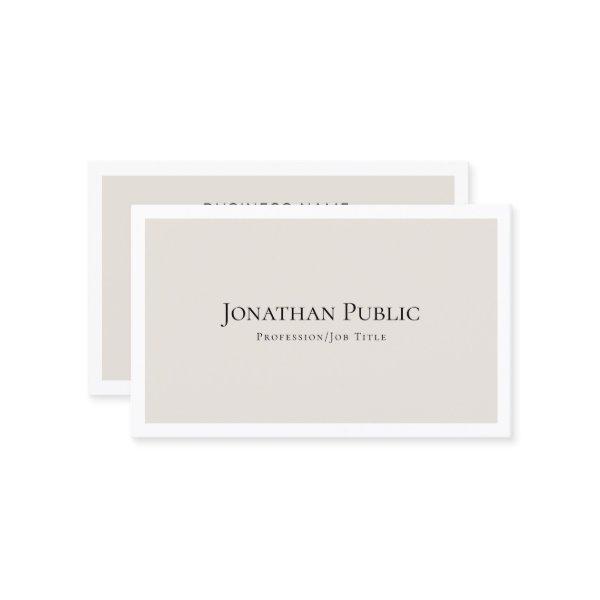 Minimalistic Elegant Design Modern Plain Trendy